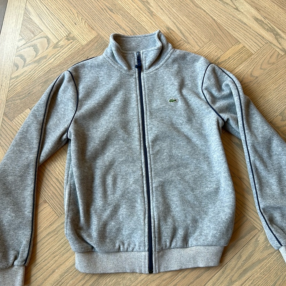 Boys Lacoste Fleece Zip Up, Size 12-14